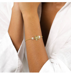 franck herval-estrella-bracelet-ajustable-3 étoiles-bijoux totem.