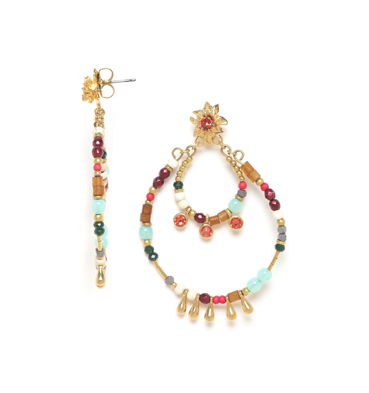 franck herval-frida-boucles d'oreilles-gitanes-bijoux totem.