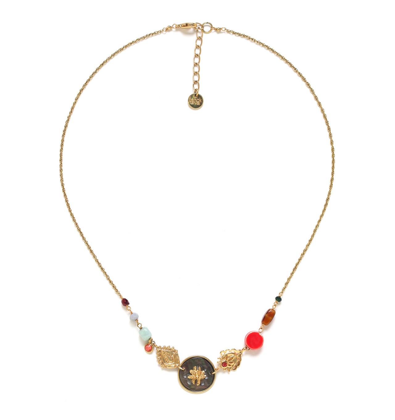 franck herval-frida-collier-multi éléments-bijoux totem