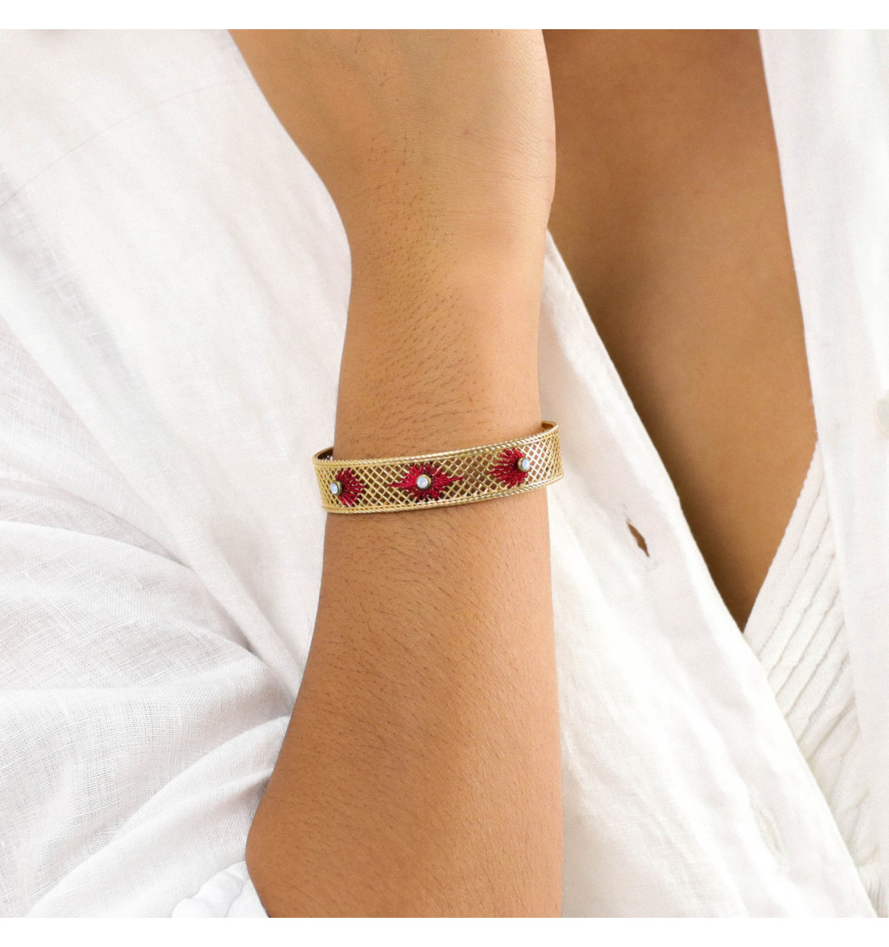 franck herval-selena-bracelet-jonc-bijoux totem.