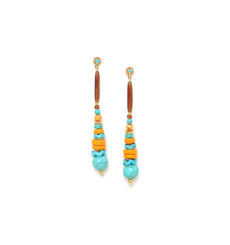 nature bijoux-lhassa-boucles d'oreilles-longues-bijoux totem.