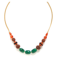 nature bijoux-euphoria-collier-3 perles-vert-bijoux totem.