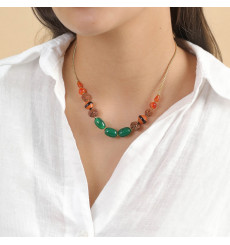 nature bijoux-euphoria-collier-3 perles-vert-bijoux totem.