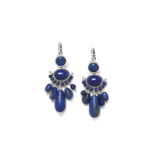 nature bijoux-indigo-dormeuses-multipampilles-lapis lazuli-bijoux totem.