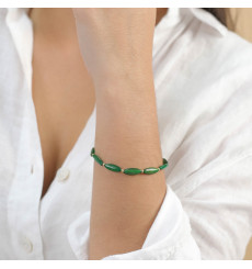 nature bijoux-salonga-bracelet-extensible-vert-bijoux totem.