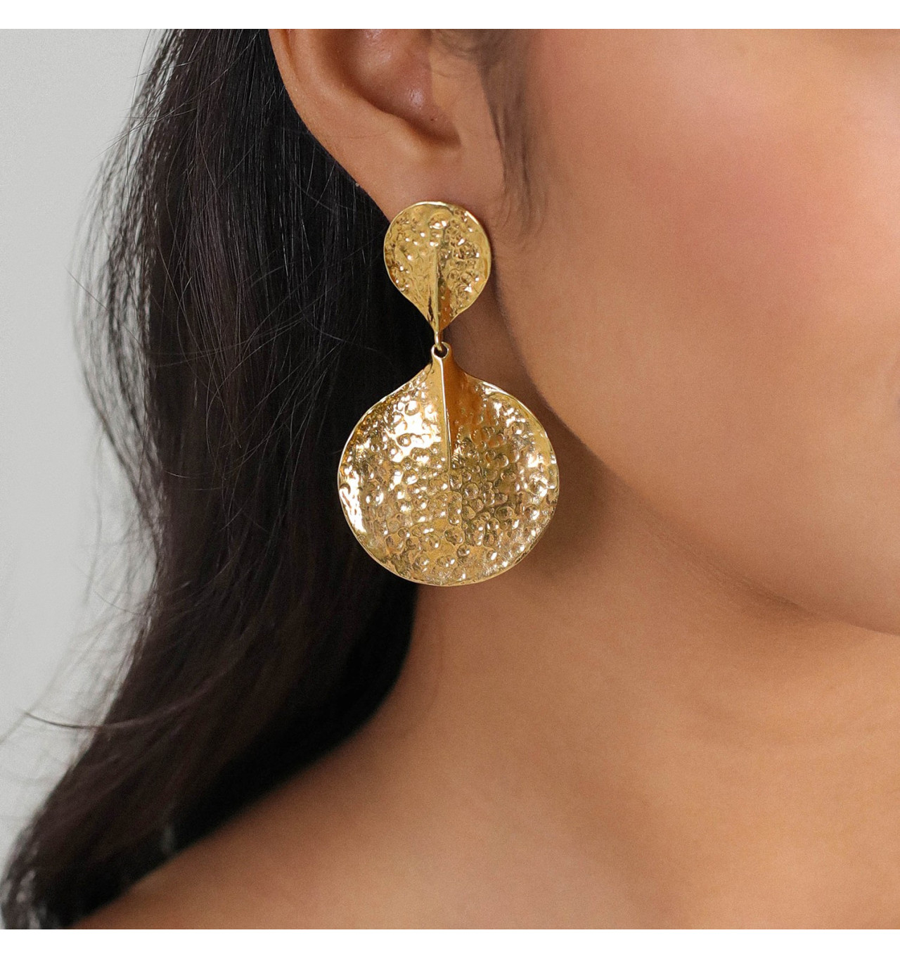 ori tao bijoux-pétales-boucles d'oreilles-gitanes-plaqué or-bijoux-totem