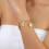 ori tao bijoux-pétales-bracelet-ajustable-plaqué or-bijoux-totem.