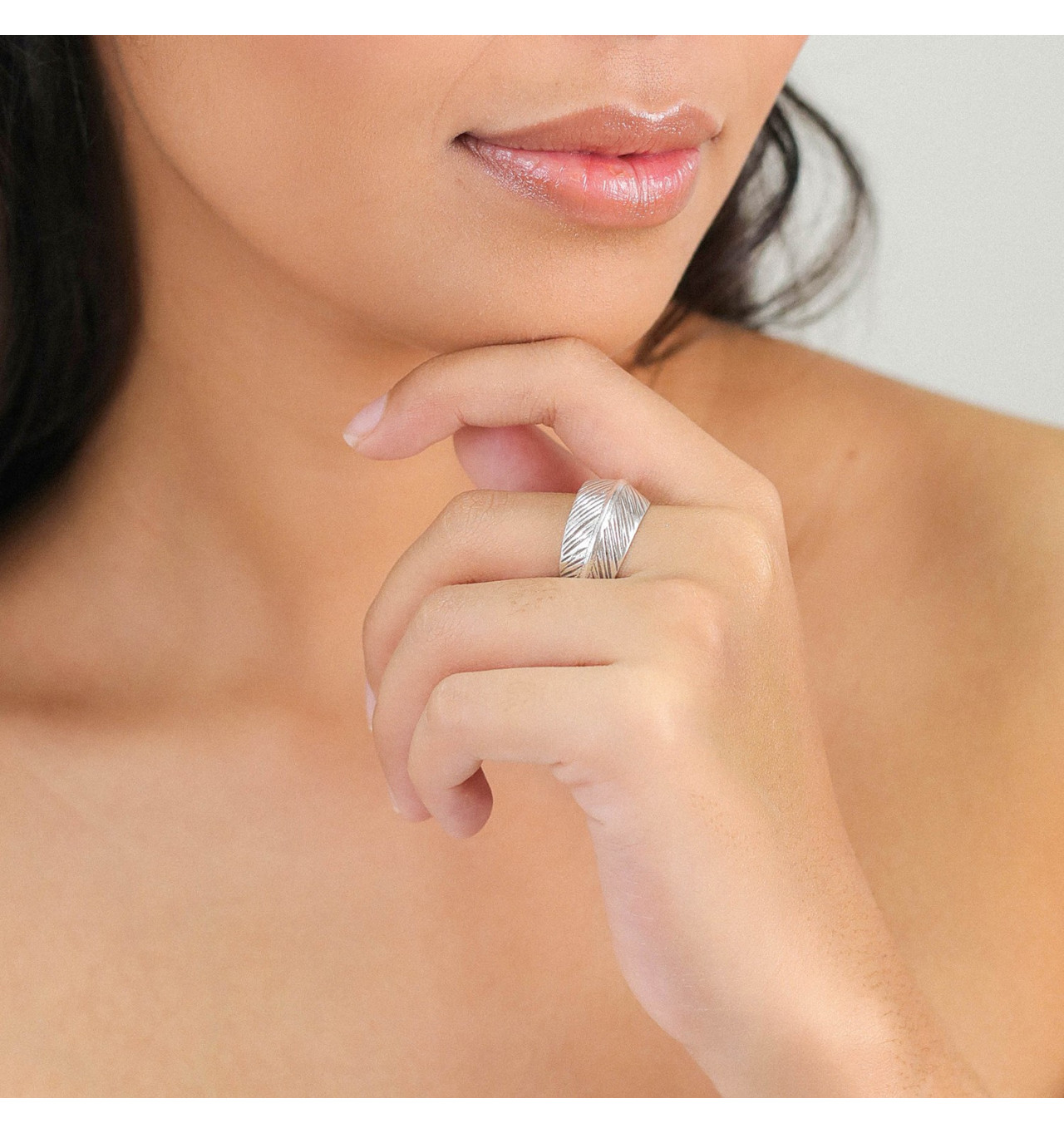ori tao bijoux-swan-bague-ajustable-bijoux-totem.