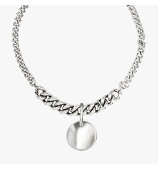 cxc-vainilla-collier-pendentif-rond-argenté-bijoux totem