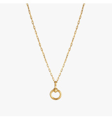 cxc-vainilla-collier-pendentif-anneau-plaqué or-bijoux totem