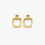 cxc-vainilla-boucles d'oreilles-carrées-plaquées-or-bijoux totem