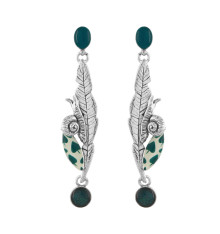 taratata bijoux-green-boucles d'oreilles-fantaisies-bijoux totem
