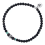 doriane-bijoux-black blue-bracelet-homme-élastique-argent-bijoux totem.