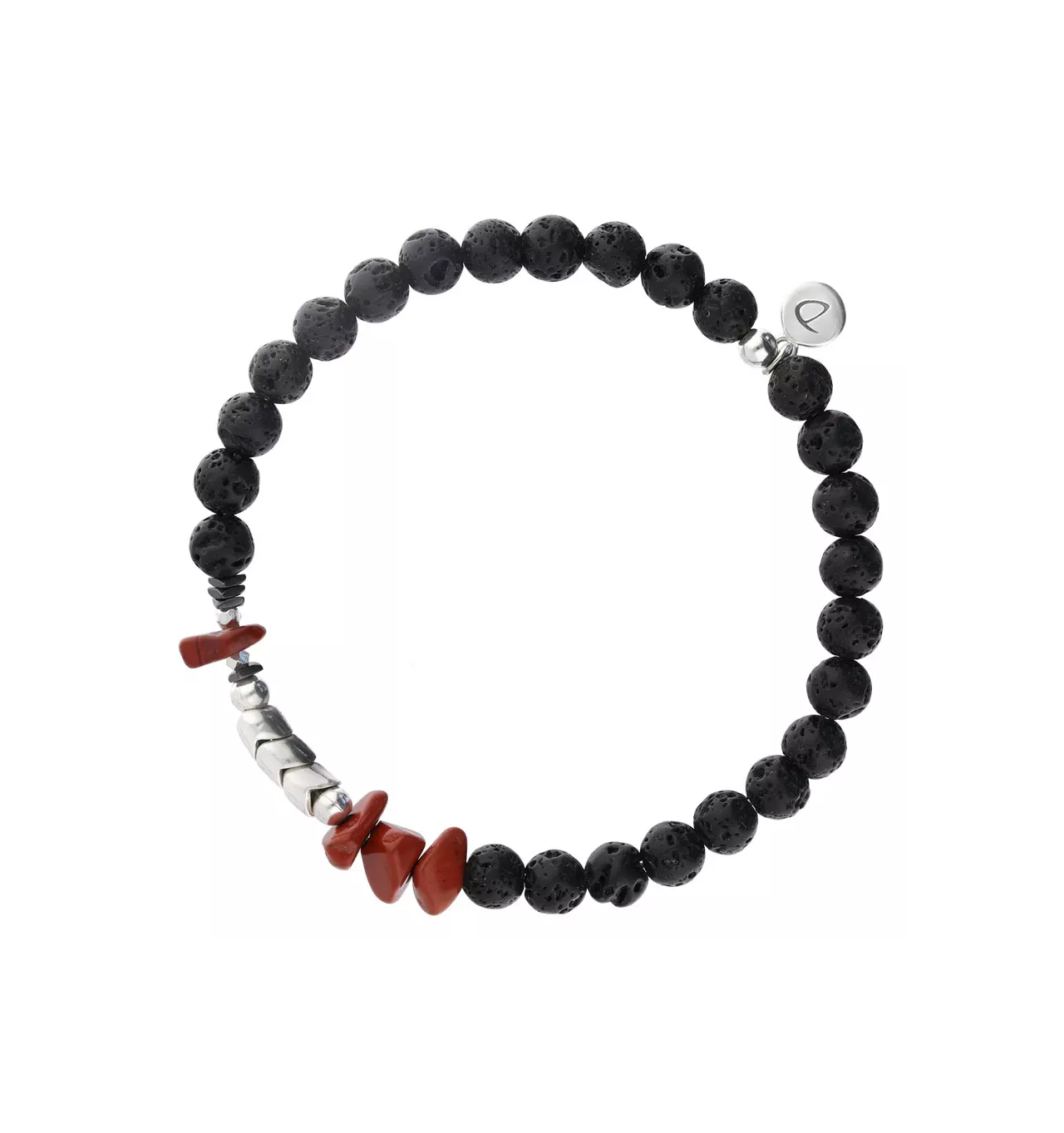 doriane-bijoux-bracelet-homme-élastique-argent-bijoux totem.