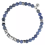 doriane-bijoux-bracelet-homme-bleu-élastique-argent-bijoux totem