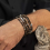 doriane-bijoux-bracelet-homme-choco-skull-élastique-argent-bijoux totem