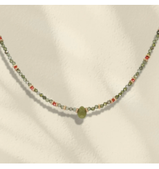 loetma-hélios-collier-goutte verte-bijoux totem