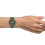 oozoo-montre-femme-cuir-ronde-vert-nénuphar-bijoux totem