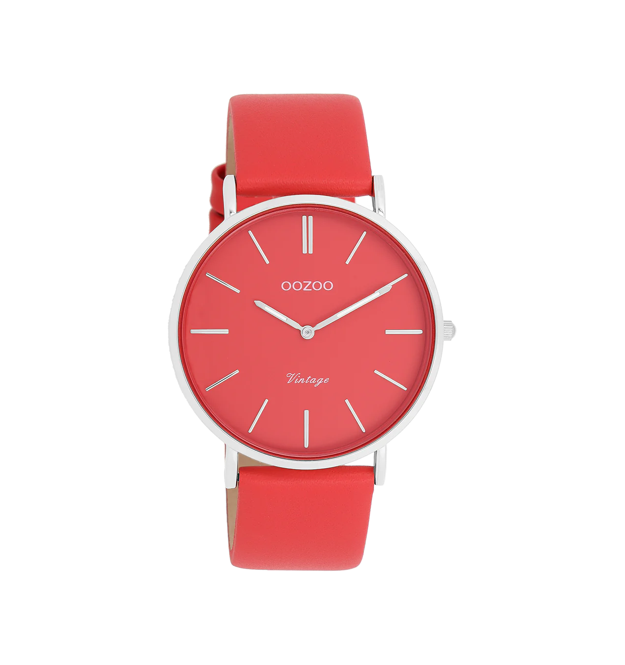 oozoo-montre-femme-cuir-ronde-rouge-bijoux totem