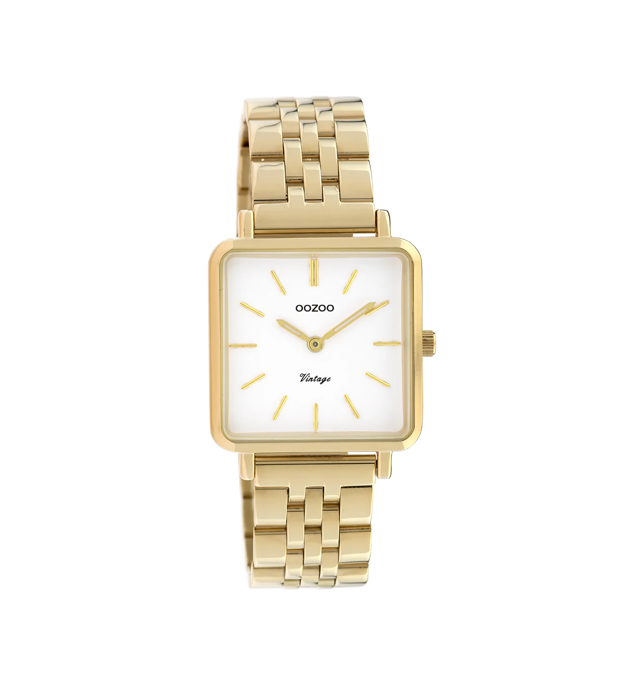 oozoo-montre-femme-acier-carré-doré-bijoux totem