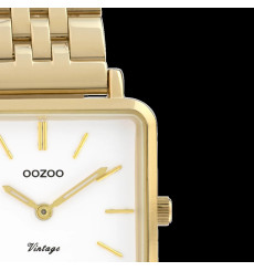 oozoo-montre-femme-acier-carré-doré-bijoux totem