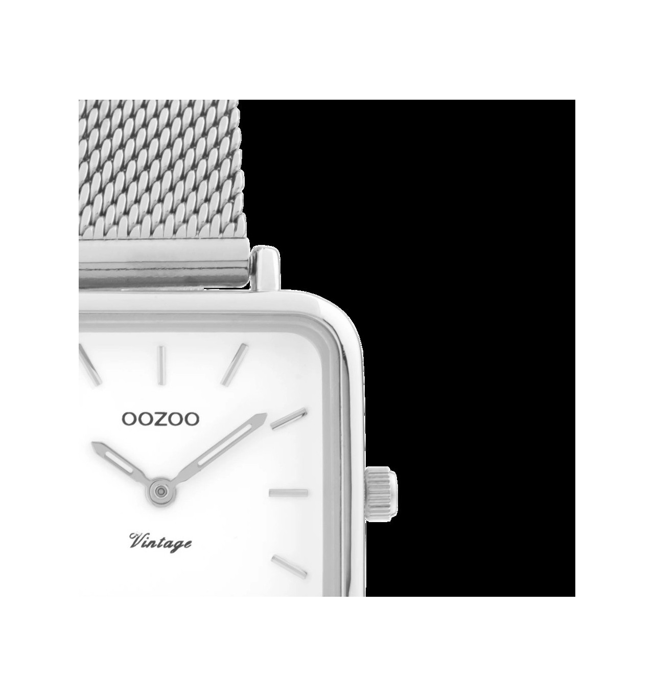 oozoo-montre-femme-acier-carré-blanc-bijoux totem