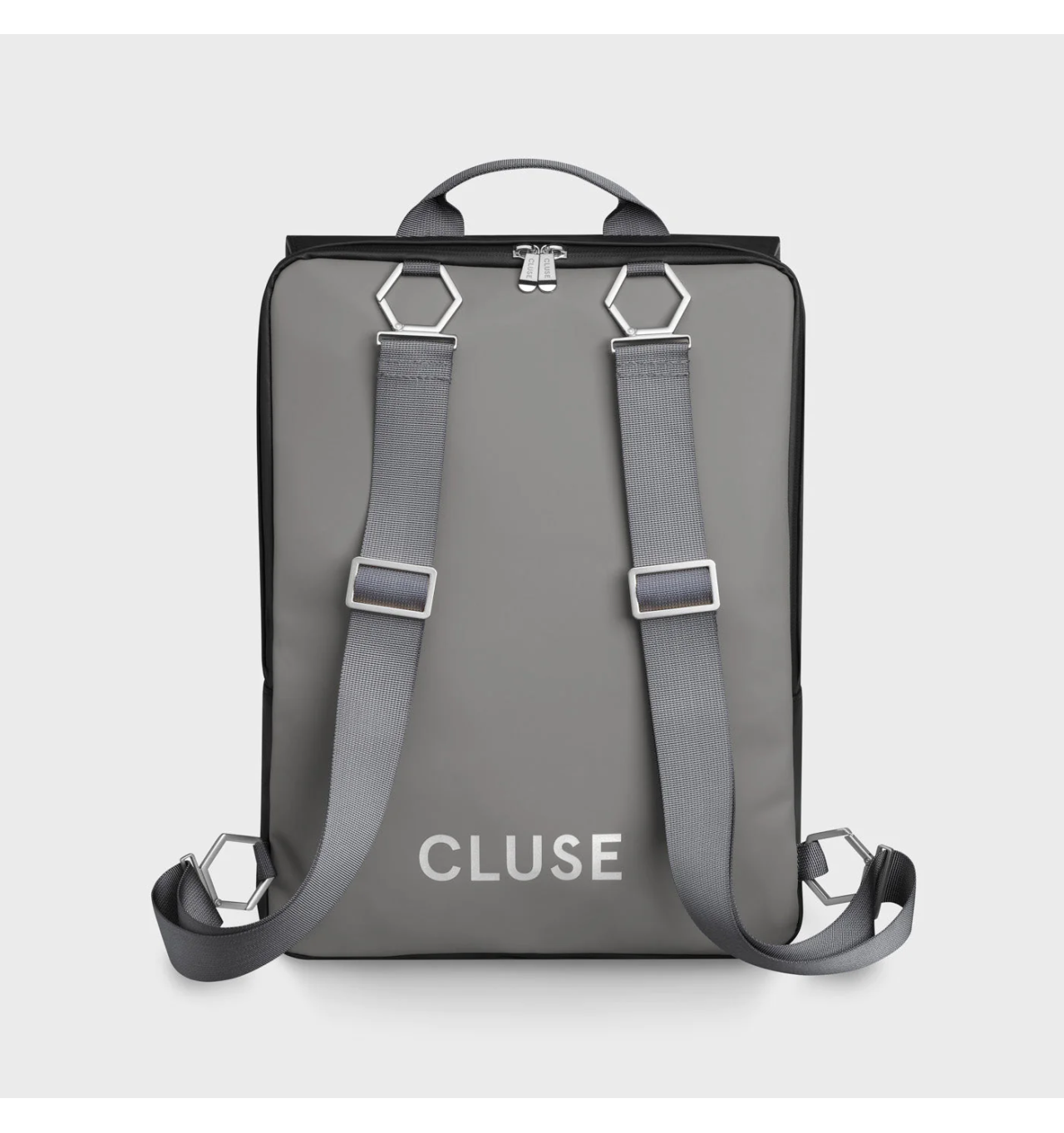 cluse-le réversible-sac à dos-noir-gris-bijoux totem