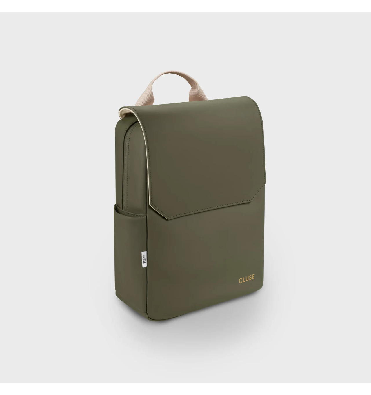 cluse-nuitée-petite-sac à dos-vert-beige-bijoux totem
