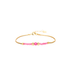 franck herval-lena-bracelet-ajustable-rose-bijoux totem.