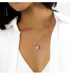 franck herval-lena-pendentif-nacre-rose-bijoux totem.