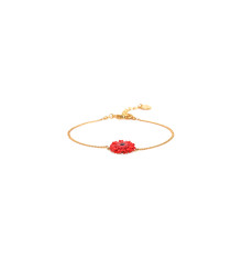 franck herval-ruby-bracelet-ajustable-rouge-bijoux totem.