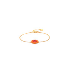 franck herval-ruby-bracelet-ajustable-orange-bijoux totem.