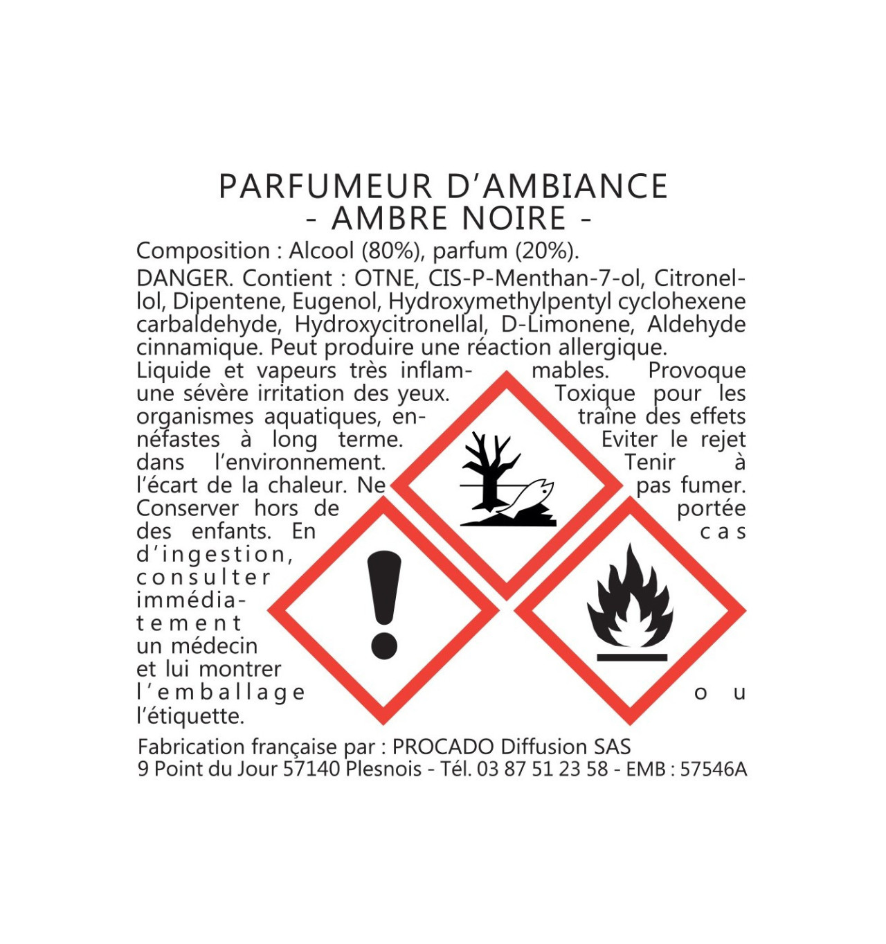 les lumières du temps-Les traditionnels-ambre noire-diffuseur de parfum-100ml-bijoux totem