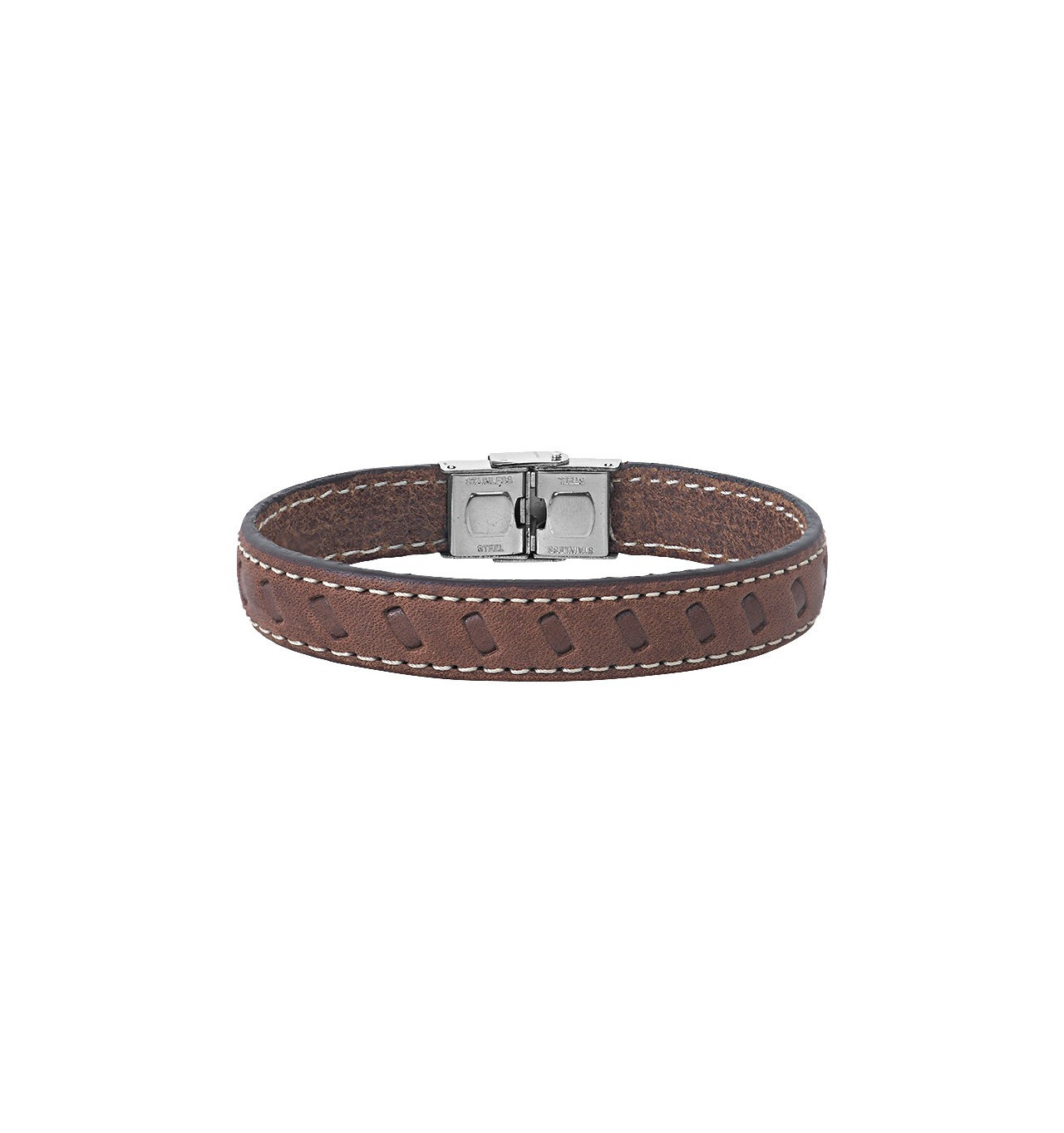 elden paris-couture-bracelet homme-acier-cuir-bijoux totem