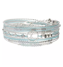 doriane bijoux-bracelet-argent-3 tours-bleu-gris-blanc-bijoux totem.