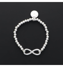 secret de cuir-bracelet-infinity-élastiqué-bijoux totem.