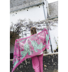 shanna-tigre-foulard-vert d’eau-rose-bijoux totem