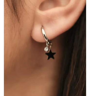 zag-bijoux-lucky star-créoles-acier-bijoux totem.