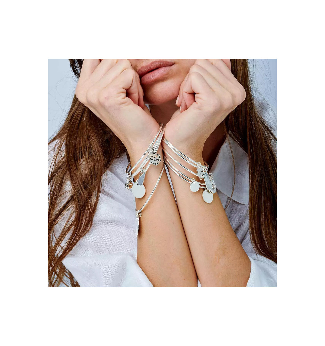 doriane-bijoux-bracelet-jonc-argent-dé-bijoux totem.