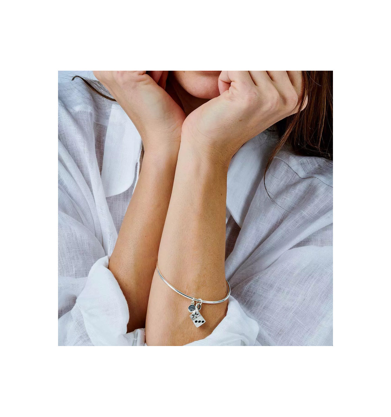 doriane-bijoux-bracelet-jonc-argent-dé-bijoux totem.