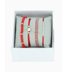 les interchangeables-strass box-fabric 4-bracelets-coffret-totem