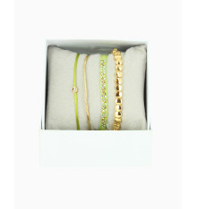 les interchangeables-strass box-glamrock-4 bracelets-coffret-totem