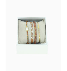 les interchangeables-strass box-perle ovale-4 bracelets-coffret-totem