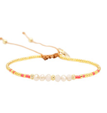 belle mais pas que-summer crush corail-bracelet-ajustable-elena-bijoux totem