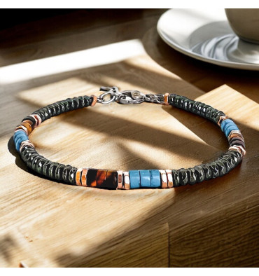 elden paris-bracelet homme-acier-pierres-bijoux totem