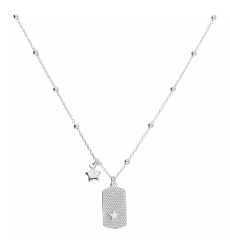 doriane bijoux-collier-argent 925-plaque-étoile-bijoux totem