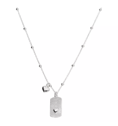 doriane bijoux-collier-argent 925-plaque-cœur-bijoux totem