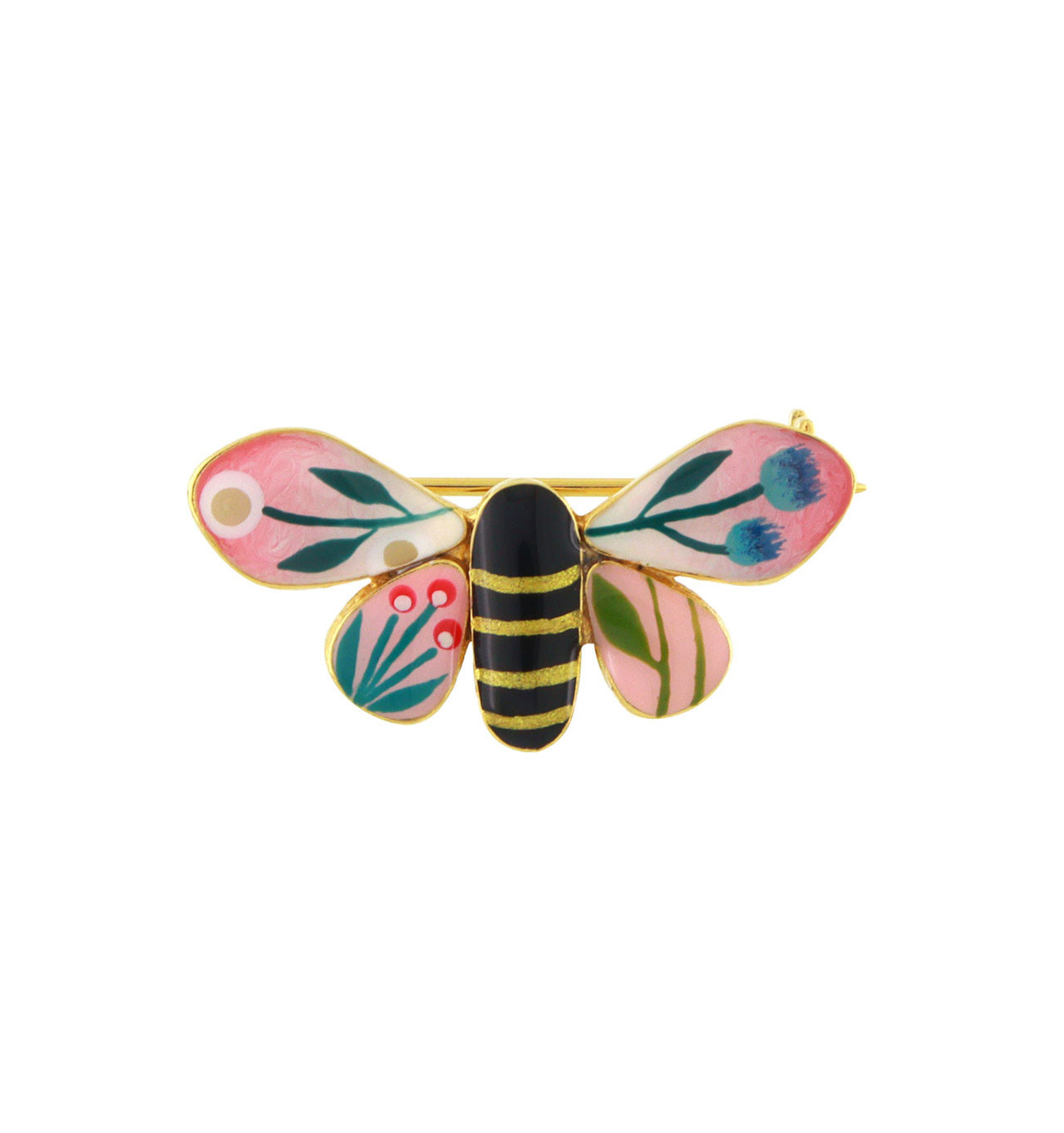 taratata bijoux-la vie en rose-broche-fantaisie-bijoux totem