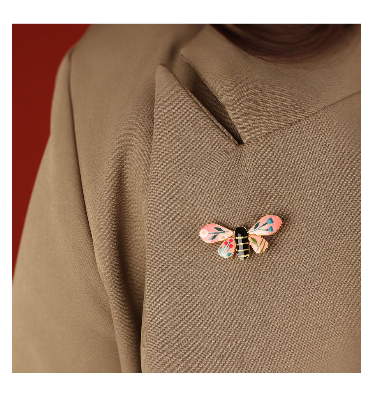 taratata bijoux-la vie en rose-broche-fantaisie-bijoux totem