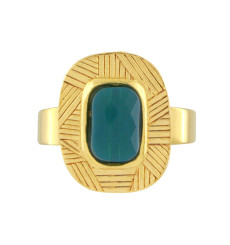 taratata bijoux-joyeuse-bague-réglable-bleue-bijoux totem